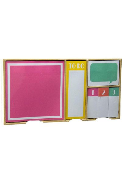 Roco Trendy Self Stick Notes – Printed "TO DO" Message, 100 Notes, Assorted Colors