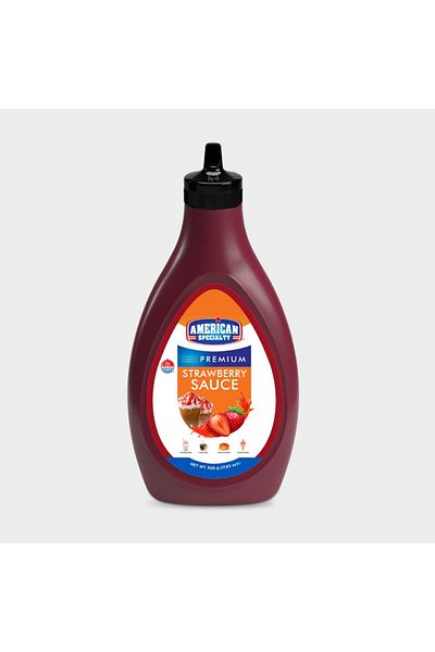 American Specialty Premium Strawberry Sauce - 500 grams