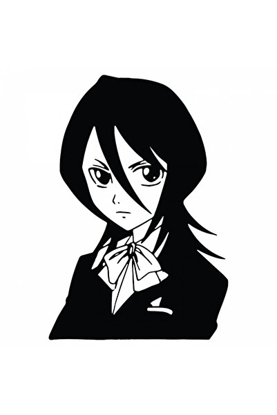 INOVATIX Set de 8 piese, autocolant Bleach Anime Rukia Kuchiki, INOVATIX®. 6 cm