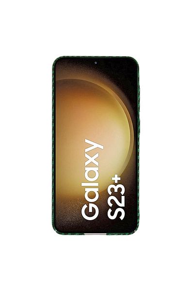 Techsuit Samsung Galaxy S23 Plus Case - Techsuit Carbonite FiberShell - Green