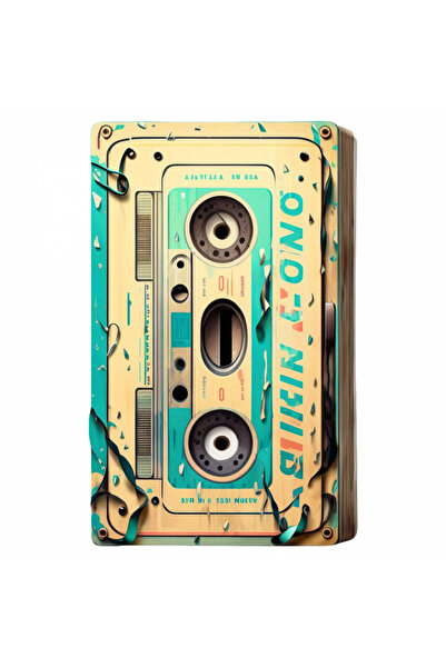 INOVATIX Set de 8 bucăți, autocolant pentru casetă audio, INOVATIX®. 6 cm