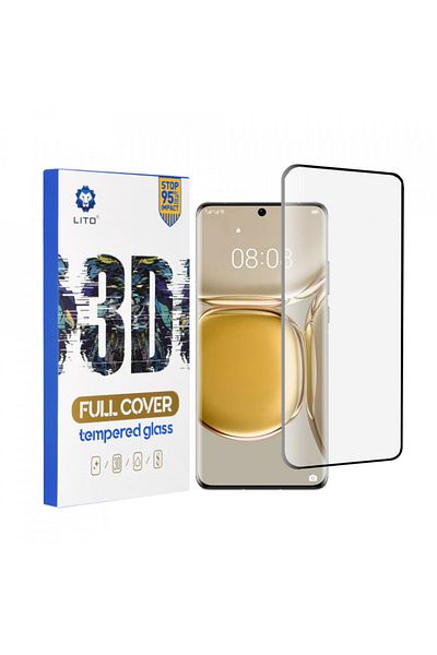 Lito Husă Huawei P50 Pro - Lito 3D Full Cover - Neagră