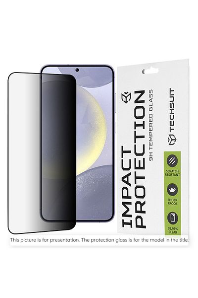 Techsuit Foil for iPhone XS Max / iPhone 11 Pro Max - Techsuit 111D Privacy FullÂ Glue - Black