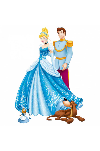 INOVATIX Σετ 8 τεμαχίων, Αυτοκόλλητο Σταχτοπούτα και ο Γοητευτικός Πρίγκιπας,...