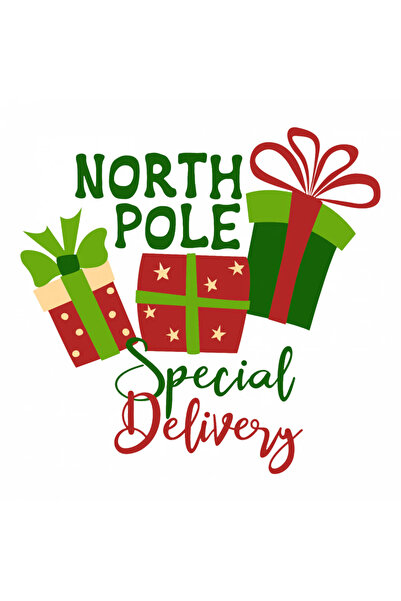 INOVATIX Set de 8 bucăți, Autocolant de Crăciun cu Polul Nord, Livrare Specia...