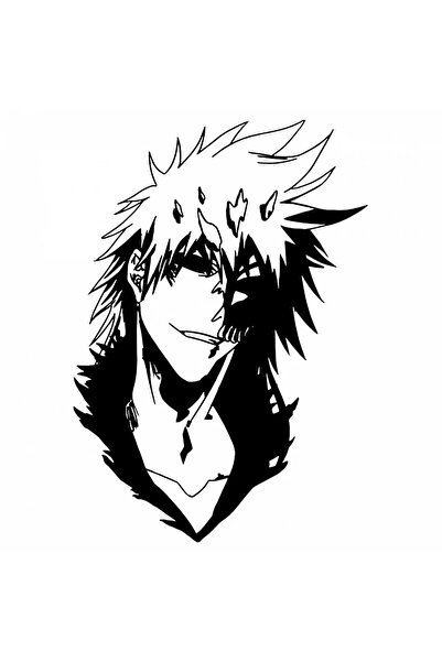 INOVATIX Set de 8 piese, autocolant Bleach Ichigo Kurosaki Anime, INOVATIX®. ...