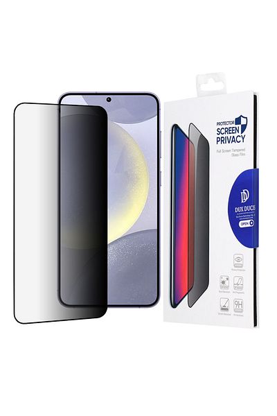 Dux Ducis Samsung Galaxy S24 Plus Case - Dux Ducis Tempered Glass Privacy - Black