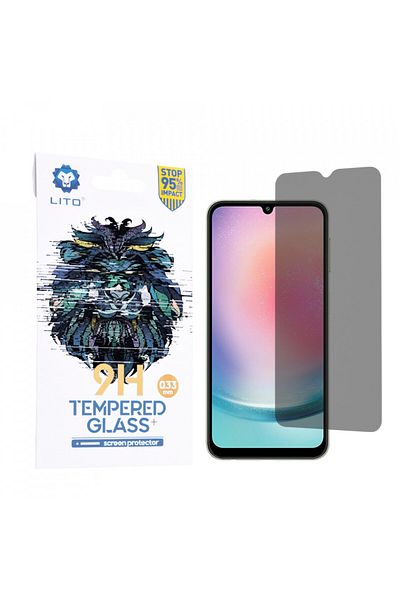 Lito Film for Samsung Galaxy A24 - Lito 2.5D Classic Glass - Privacy