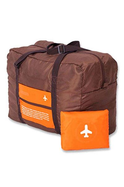 Generic Bluelans Foldable Travel Duffel Bag Orange/Brown