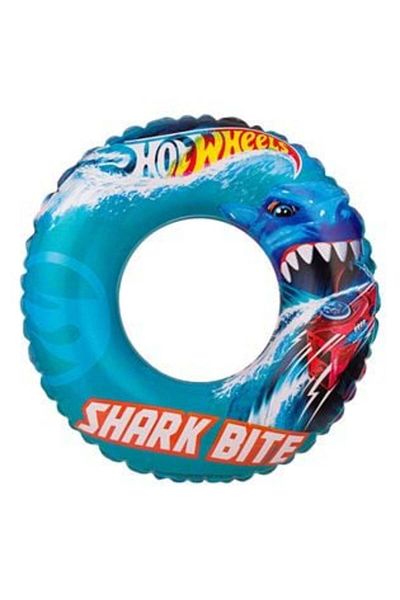 HOT WHEELS Shark Inflatable Swimming Ring Hot Wheels Ø51 cm (3-6 Years)