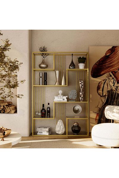 Marsah Home Biblioteca metalica Deco 180x100 cm
