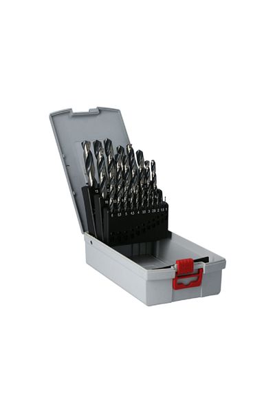 Bosch 25-Piece Point Tec High Speed Steel Drill Bit Set Multicolor