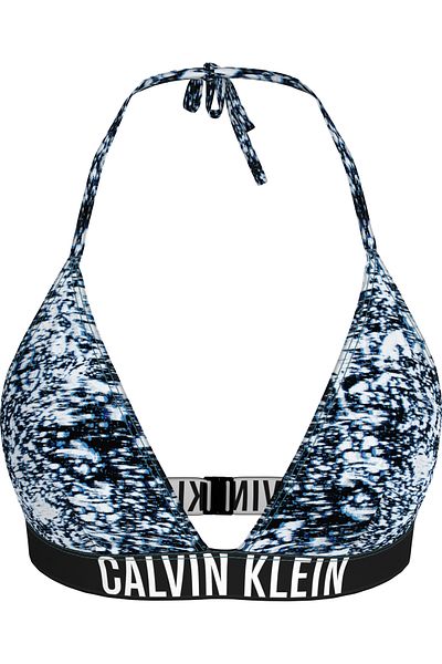 Calvin Klein Calvin Klein Women Glitched Marble Aop Swim Bra Triangle-RP