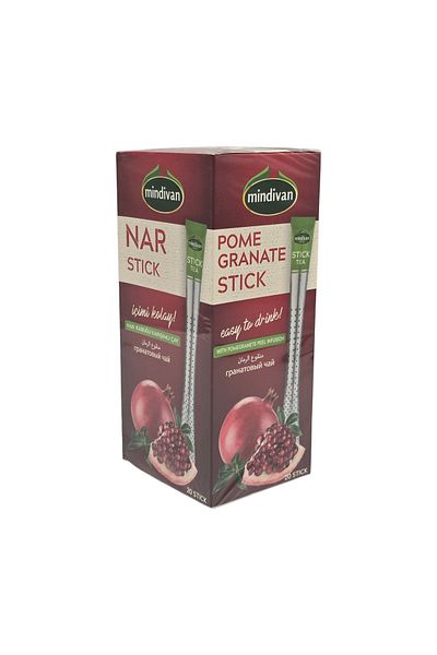 Mindivan Pomegranate tea stick, Stick Tea, 40 gr (20 sachets x 2 g)
