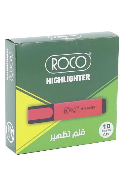 Roco Highlighter – 1.2–5 mm Chisel Tip, Pink