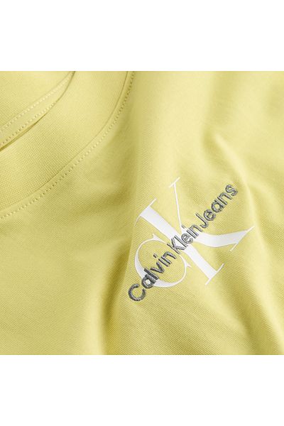 Calvin Klein Calvin Klein Women Muted Lime Monologo Baby T-Shirt