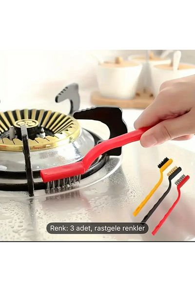alpikom 3-Piece Practical Mini Intermediate Cleaning Brush