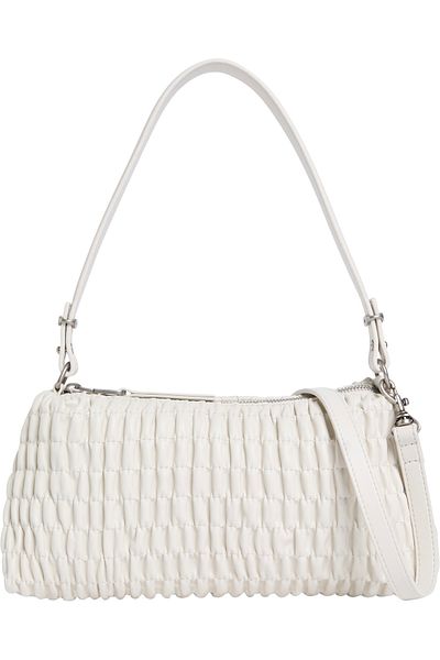 Calvin Klein Women Chalk Rouched Shoulder Bag