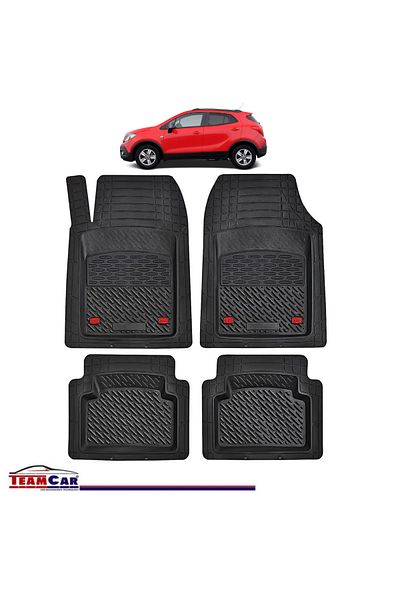 TEAMCAR ® Tray Type Car Mats Compatible With Opel Mokka A (2012–2019) - Suv