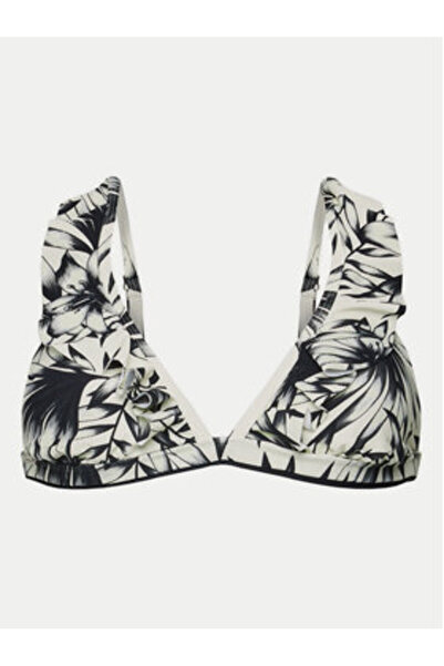 Selmark Women's Bikini Top BK210 Black, Ecru