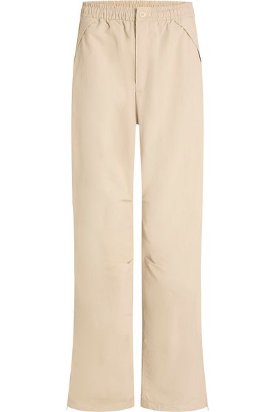 Calvin Klein Women White Pepper Soft Nylon Parachute Pants