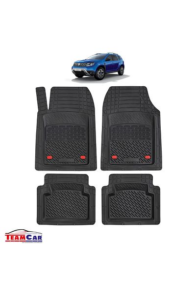 TEAMCAR ® Tray Type Car Mats Compatible With Dacia Duster Ii (2017–2025) - Suv