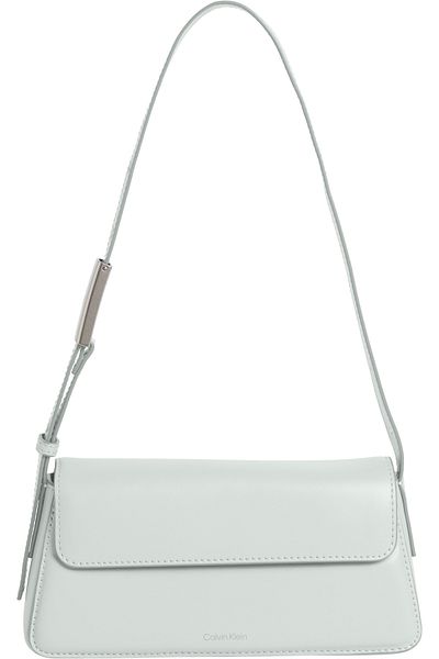 Calvin Klein Women Sky Gray Belted Small Shoulder Bag