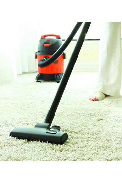 Black&Decker 400W Wet And Dry Tank Drum Vacuum Cleaner Orange and Black