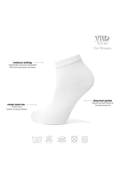 Happy Body Bamboo Women's 2-Piece Special Boxed Booties Flat Washable Fabric Floating Rubber Seamless Toe End