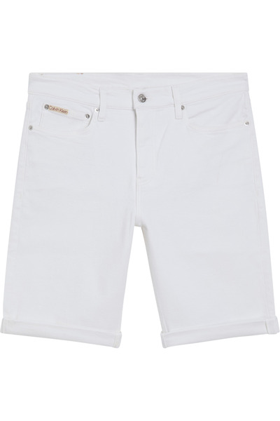 Calvin Klein Calvin Klein Men Denim Light White Slim Shorts