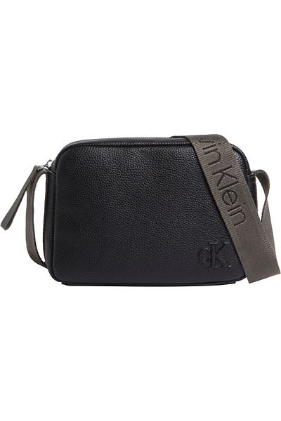 Calvin Klein Men Black Crossbody Cargo Camera Bag