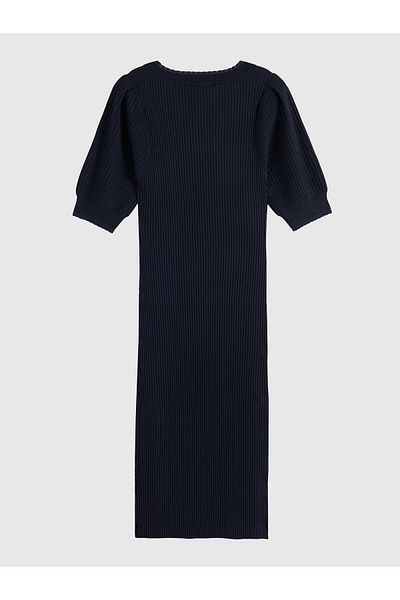Scotch & Soda Rochie tricotată pentru femei Scotch Soda 168555 Albastru marin