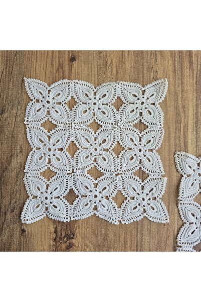 PİNA HEDİYELİK AKSESUAR EL ÖRGÜSÜ DANTEL PEÇETE TIĞ İŞİ 2 ADET 17X17 VİNTAGE ...