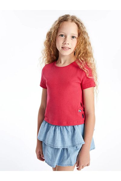 LC Waikiki Lcw Kids Indigo Girl's Jean Skirt with Elastic Waist