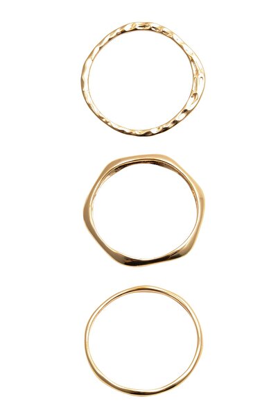 Pull & Bear 3 adet düzensiz ince bileklik paketi