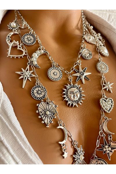 Aka Charm Dual Brand Model Planet Necklace