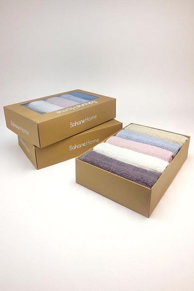 Şahane Pazar 5 Pcs 30X50 cm Hand & Face Towel Set Fma808727