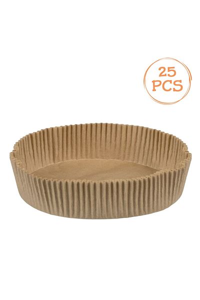 SyaMAG Round Baking Paper, Ø20x4.5cm, Set of 25 Pieces, Hot Air Fryer