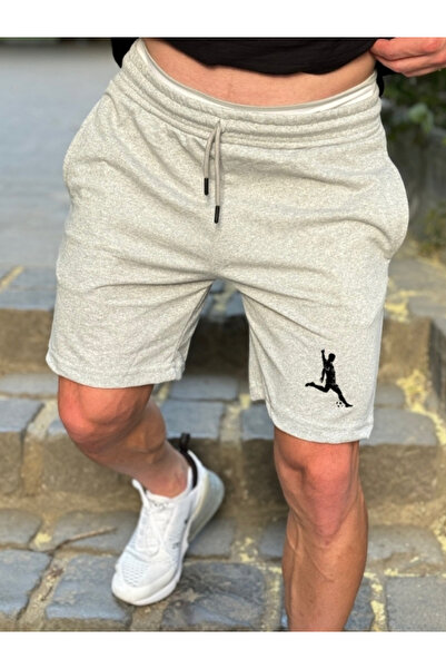 DEEPSENCE Men's Set of 3 Combed Cotton Fabric Football Player Printed Shorts Slimfit Mold