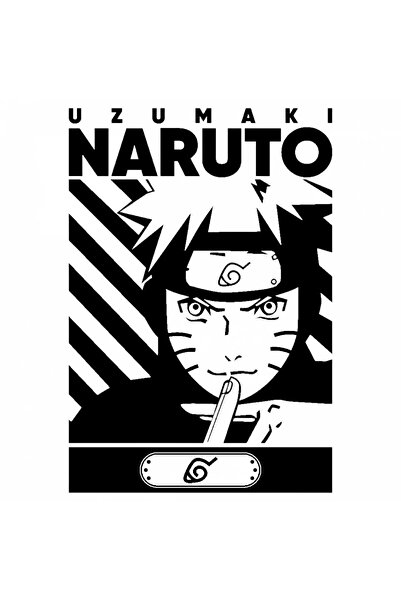 INOVATIX Set de 8 piese, autocolant anime Uzumaki Naruto, INOVATIX®. 6 cm