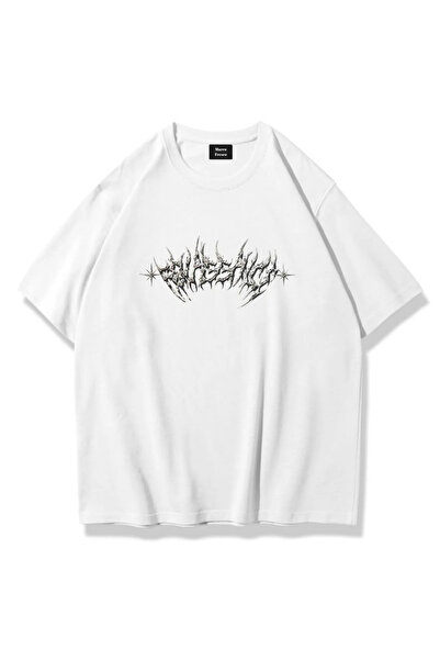 Marco Fresco Tricou oversize unisex cu imprimeu cu îngerii