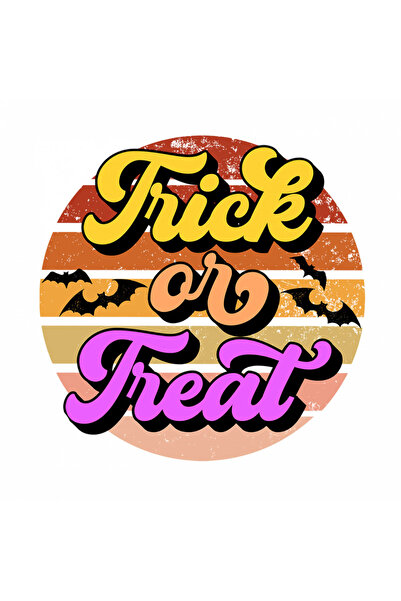 INOVATIX Set de 8 autocolante colorate Trick Or Treat, INOVATIX®. 6 cm