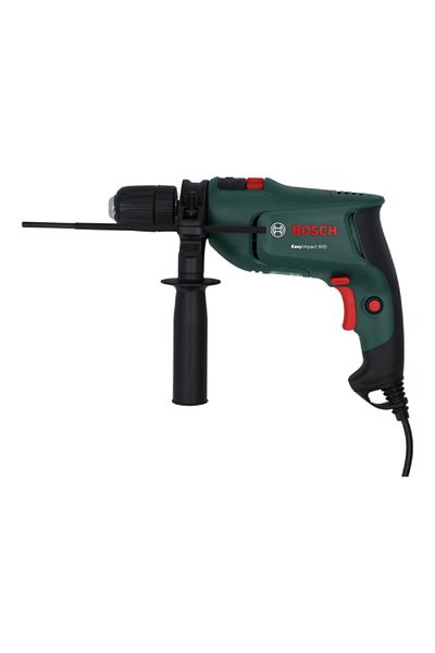 Bosch 600W Hammer Drill with 33 Accessories Black and Green
