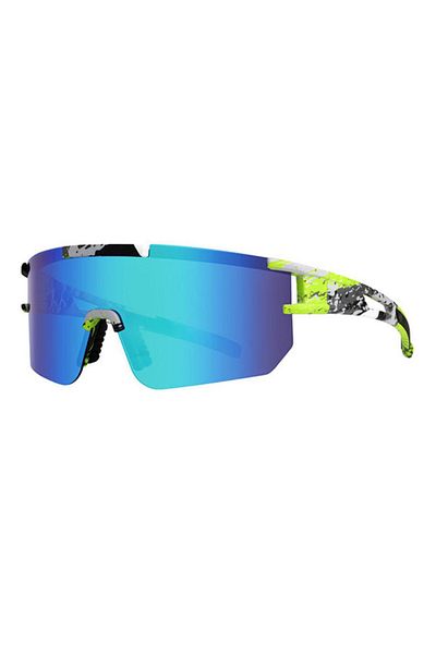 Tessero Sports sunglasses and protection, professional for cycling, UV400, green, Tessero