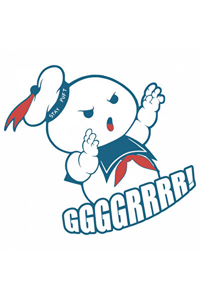 INOVATIX Set de 8 piese, autocolant Stay Puft Omuleț de bezelă, INOVATIX®. 6 cm