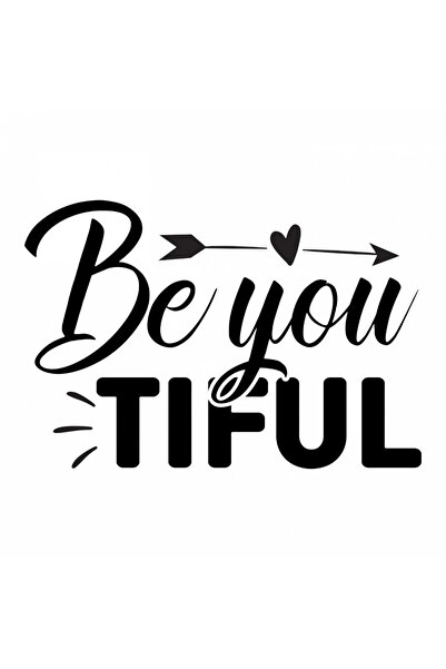 INOVATIX Σετ 8 τεμαχίων, Αυτοκόλλητο Be you-tiful, INOVATIX®. 6 εκ.