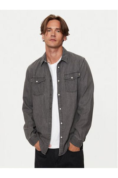 Pepe Jeans Men's Denim Shirt PM308586XM6 Gray