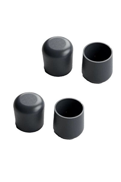 ustaagac Wooden Conical Furniture Leg – Hornbeam – with Turn Plug Attachment – Coffee Table, Chair, Pouf and Stool – Set of 4