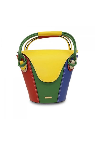 BESSO Dolce Mondo GVR genuine leather handbag