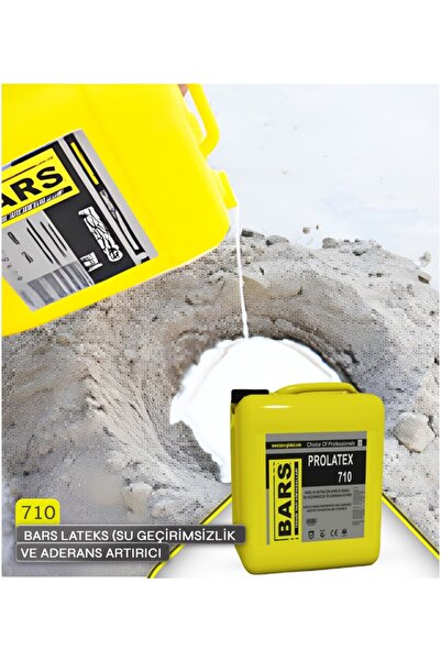BARS Prolatex 710 Harç ve Beton Katkısı – Aderans ve Su Yalıtımı Güçlendirici...